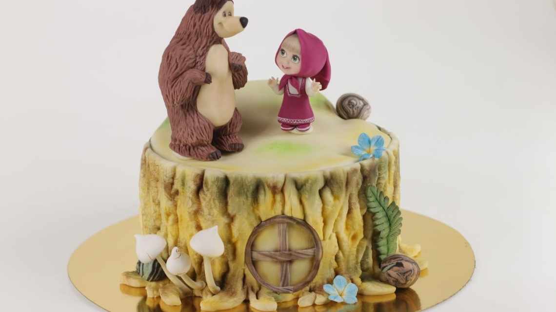 Торт «Маша і ведмідь»