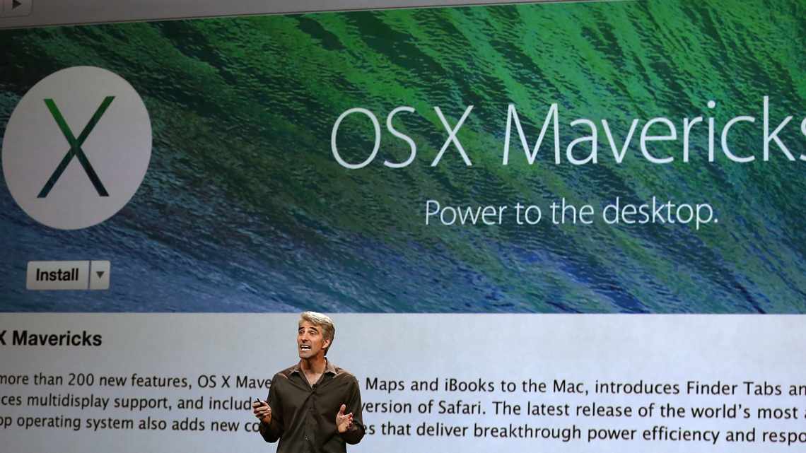 Крейг Федеріги представив OS X Mavericks